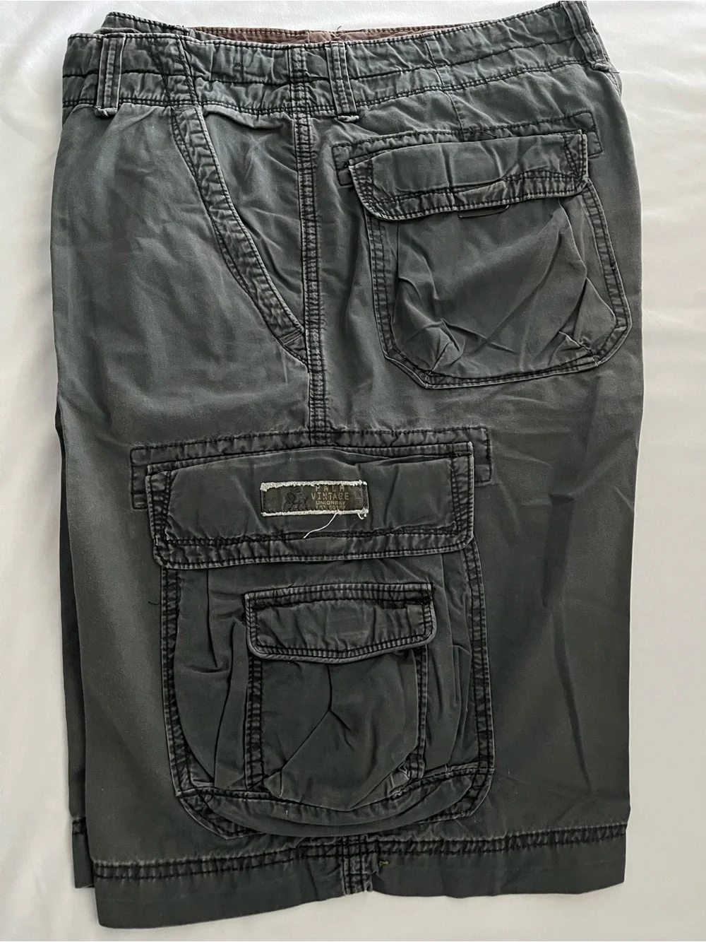 UNIONBAY Men's Cargo Shorts — Charcoal Black